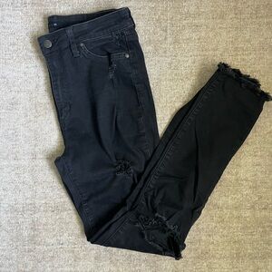 Joe’s Jeans black ripped jeans